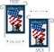 USA Patriotic Memorial Day Garden Flag 12x18 Inches Double Sided 4th of July Independence Day for Garden Outdoor House Yard Outside Decorations